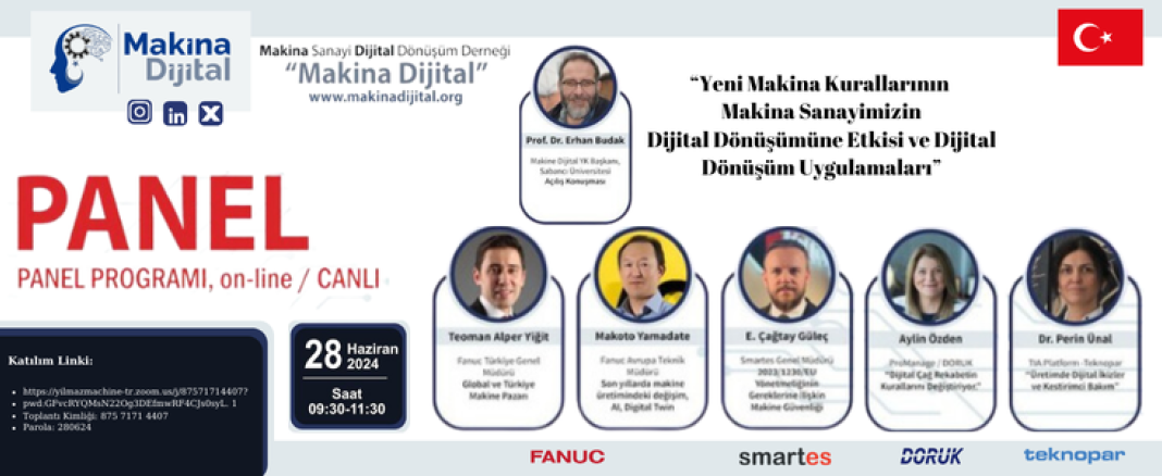 Makina Dijital tarafından düzenlenen panelde Dijital İkizler ve Kestirimci Bakım Sunumu !